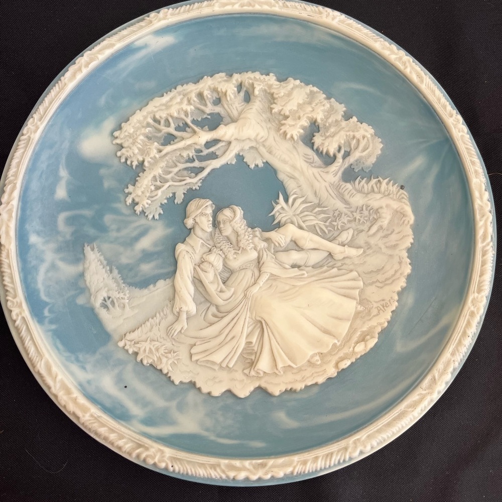 Blue Ceramic Plate